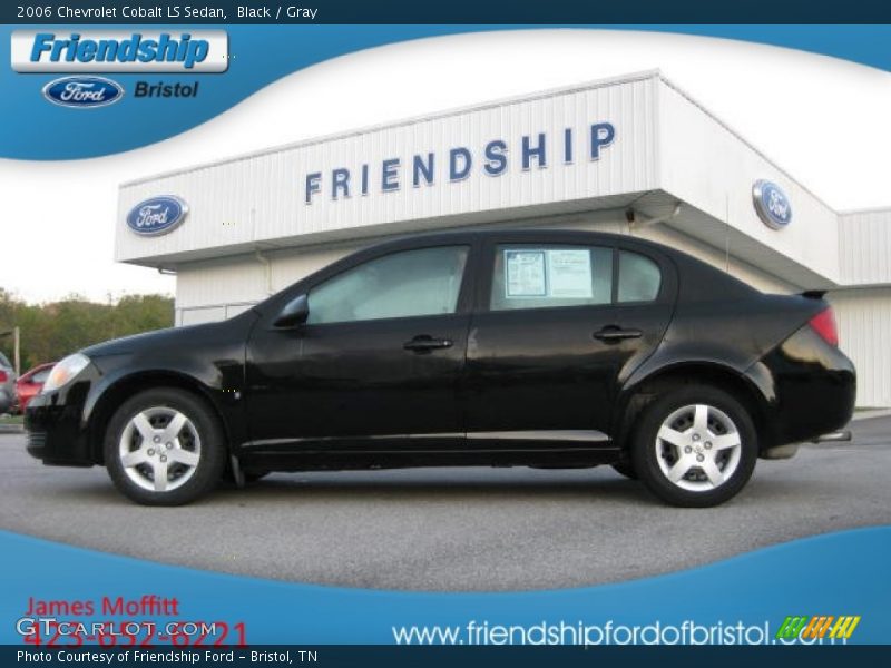 Black / Gray 2006 Chevrolet Cobalt LS Sedan