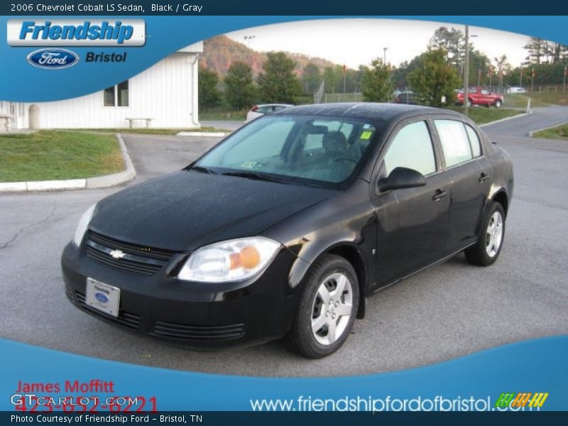 Black / Gray 2006 Chevrolet Cobalt LS Sedan