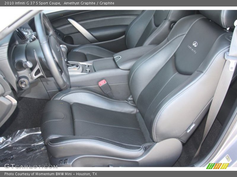  2010 G 37 S Sport Coupe Graphite Interior