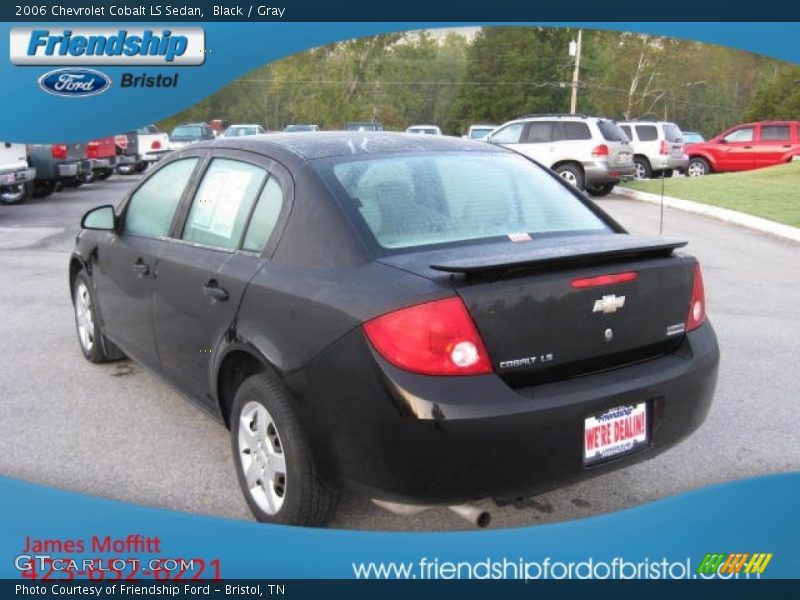 Black / Gray 2006 Chevrolet Cobalt LS Sedan