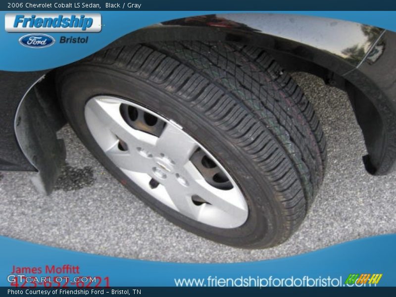 Black / Gray 2006 Chevrolet Cobalt LS Sedan