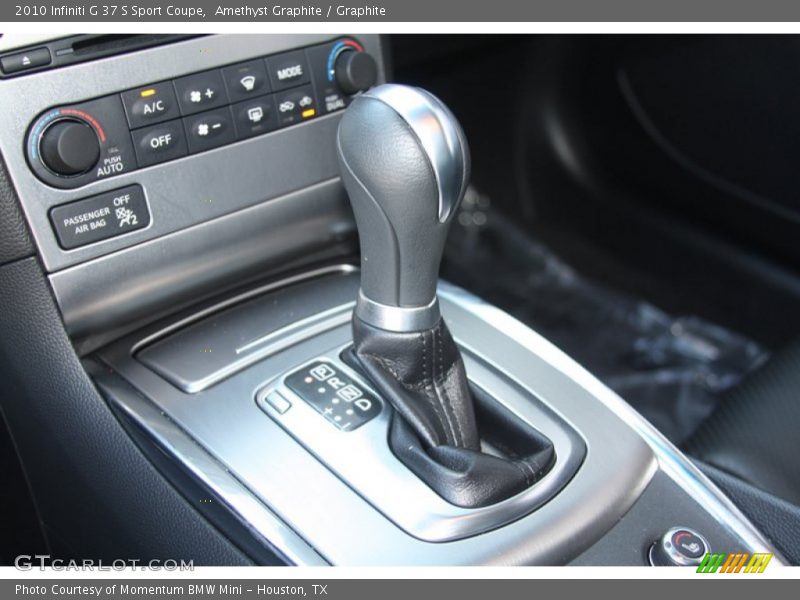  2010 G 37 S Sport Coupe 7 Speed ASC Automatic Shifter