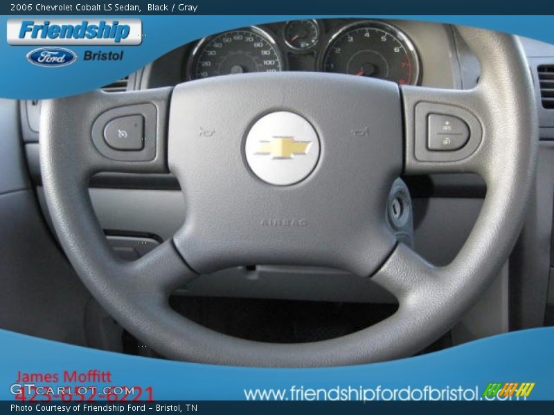 Black / Gray 2006 Chevrolet Cobalt LS Sedan
