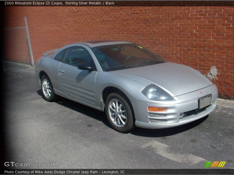 Sterling Silver Metallic / Black 2000 Mitsubishi Eclipse GS Coupe