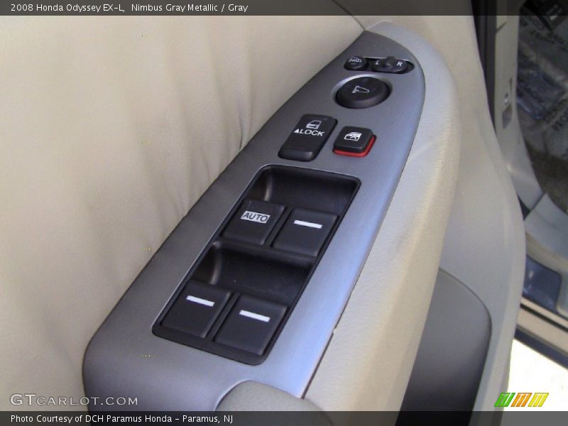 Nimbus Gray Metallic / Gray 2008 Honda Odyssey EX-L