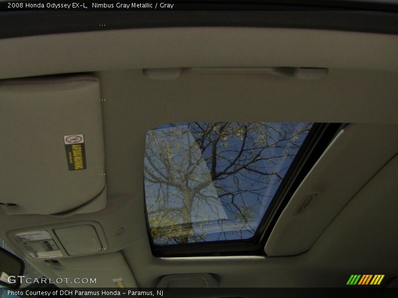 Nimbus Gray Metallic / Gray 2008 Honda Odyssey EX-L