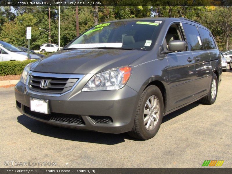 Nimbus Gray Metallic / Gray 2008 Honda Odyssey EX-L