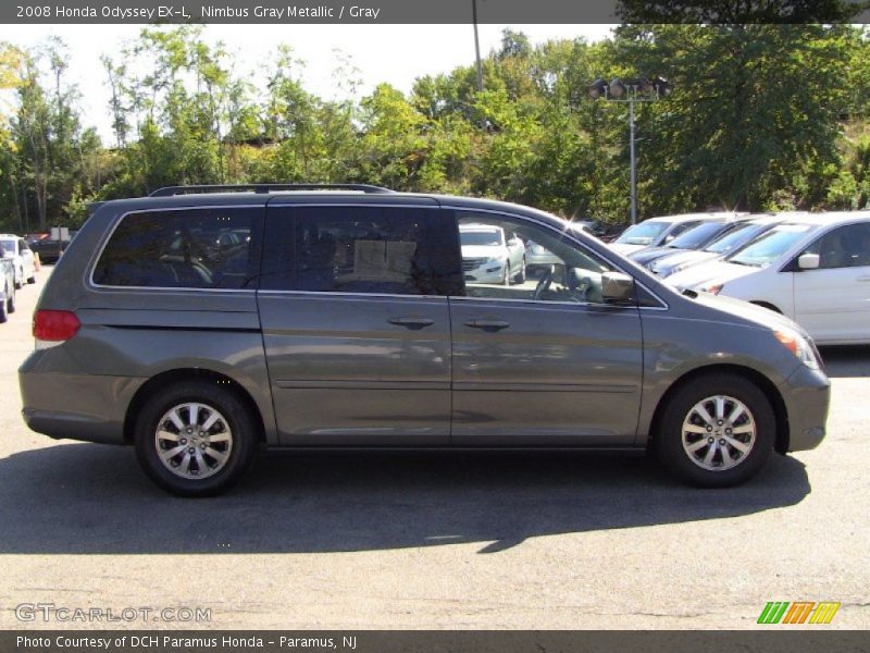 Nimbus Gray Metallic / Gray 2008 Honda Odyssey EX-L