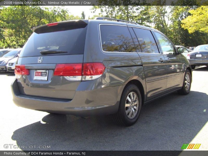 Nimbus Gray Metallic / Gray 2008 Honda Odyssey EX-L