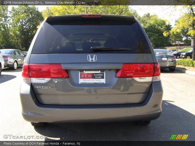 Nimbus Gray Metallic / Gray 2008 Honda Odyssey EX-L