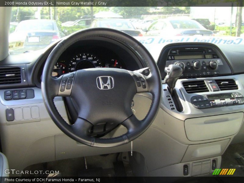 Nimbus Gray Metallic / Gray 2008 Honda Odyssey EX-L