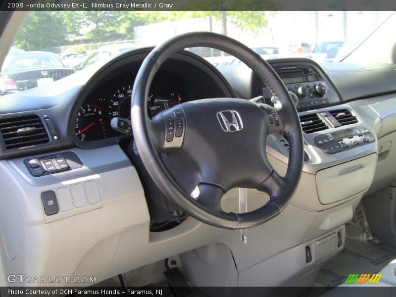 Nimbus Gray Metallic / Gray 2008 Honda Odyssey EX-L