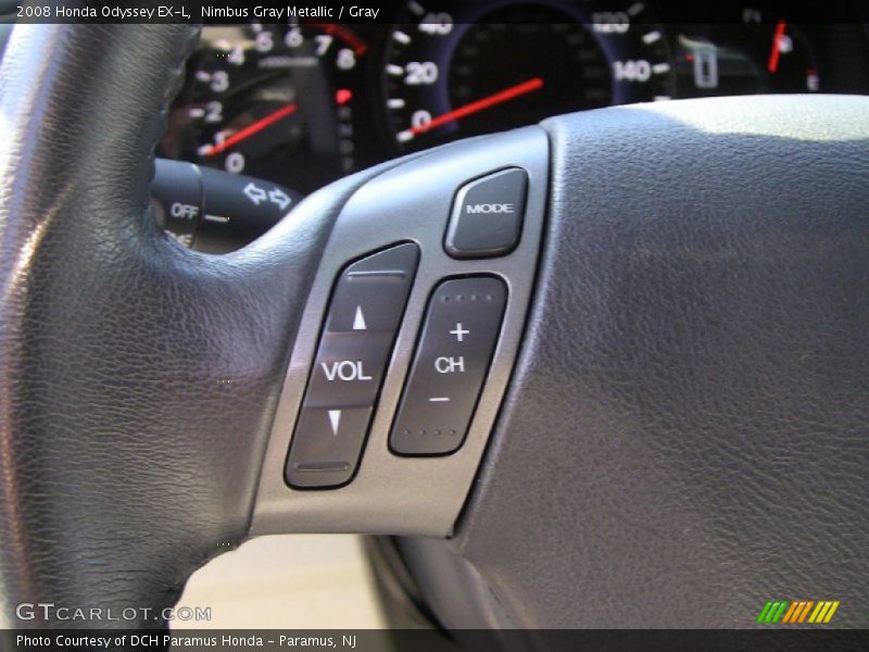Nimbus Gray Metallic / Gray 2008 Honda Odyssey EX-L