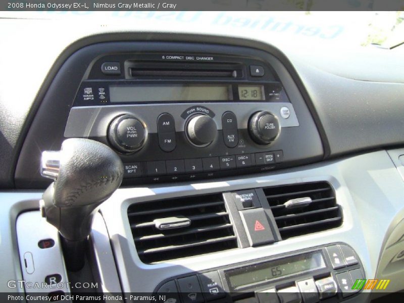 Nimbus Gray Metallic / Gray 2008 Honda Odyssey EX-L