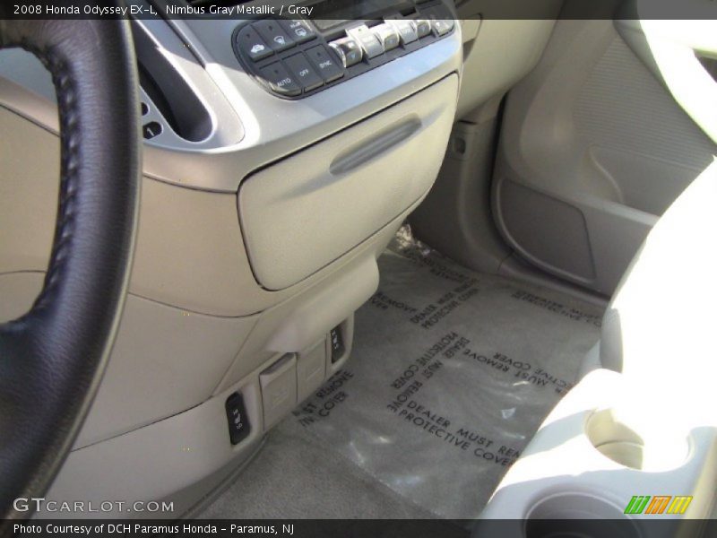 Nimbus Gray Metallic / Gray 2008 Honda Odyssey EX-L