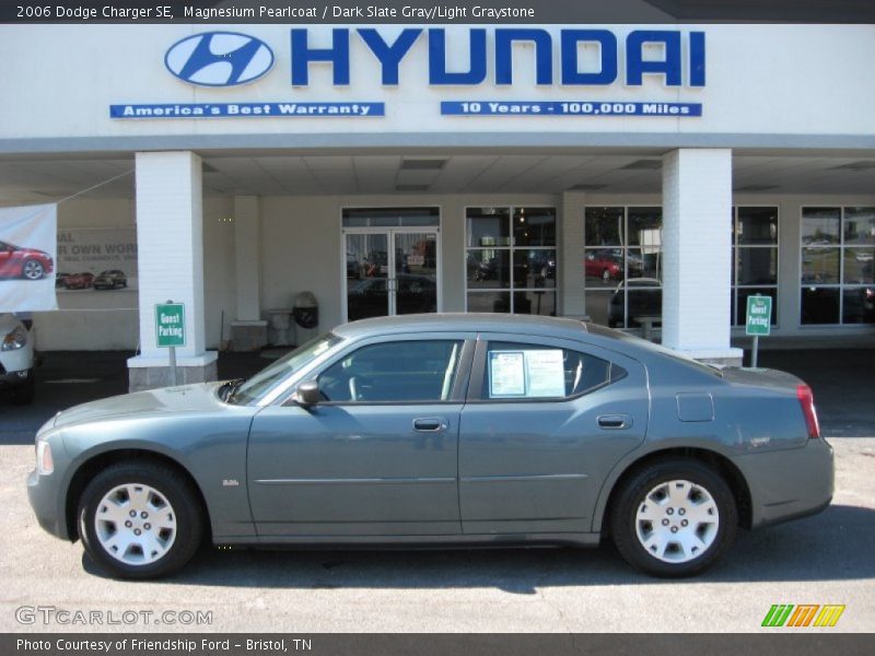 Magnesium Pearlcoat / Dark Slate Gray/Light Graystone 2006 Dodge Charger SE