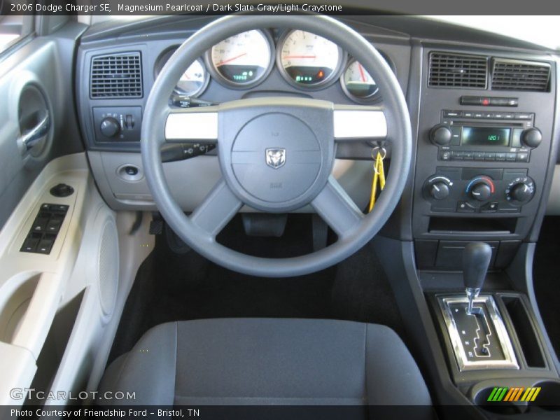 Magnesium Pearlcoat / Dark Slate Gray/Light Graystone 2006 Dodge Charger SE