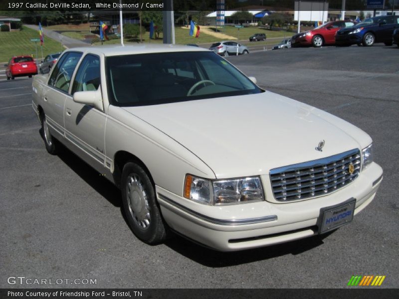 White Diamond / Camel 1997 Cadillac DeVille Sedan
