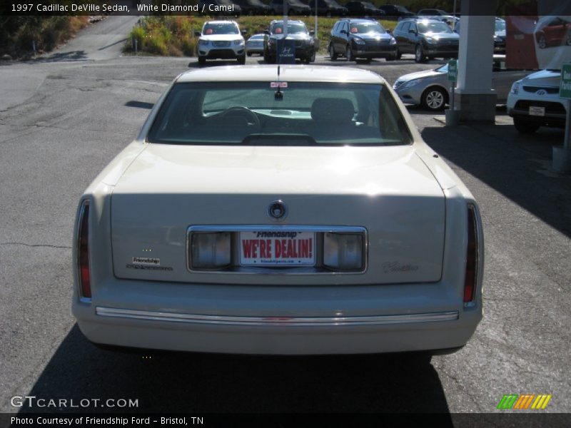 White Diamond / Camel 1997 Cadillac DeVille Sedan