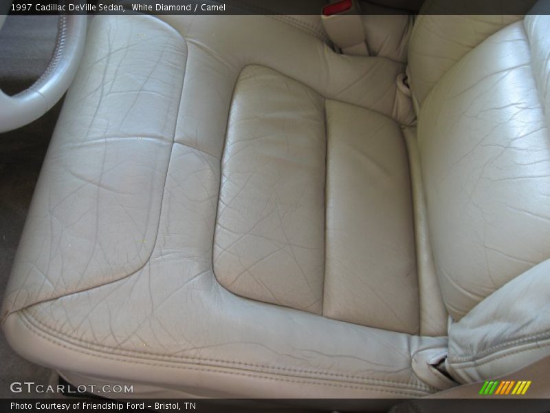 White Diamond / Camel 1997 Cadillac DeVille Sedan