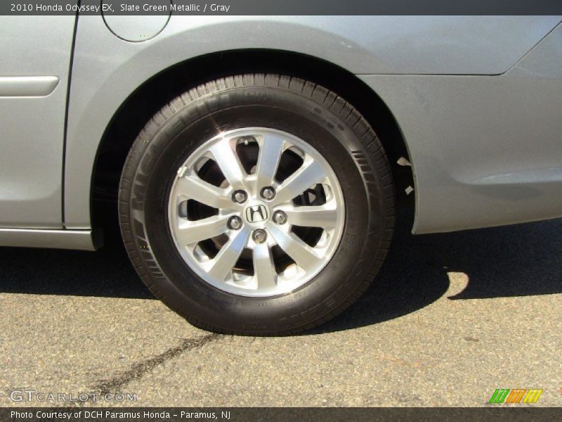 Slate Green Metallic / Gray 2010 Honda Odyssey EX