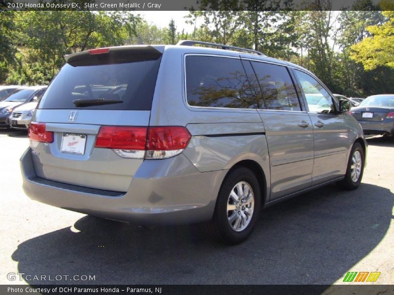 Slate Green Metallic / Gray 2010 Honda Odyssey EX