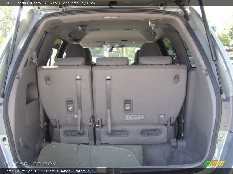 Slate Green Metallic / Gray 2010 Honda Odyssey EX