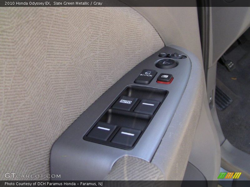 Slate Green Metallic / Gray 2010 Honda Odyssey EX