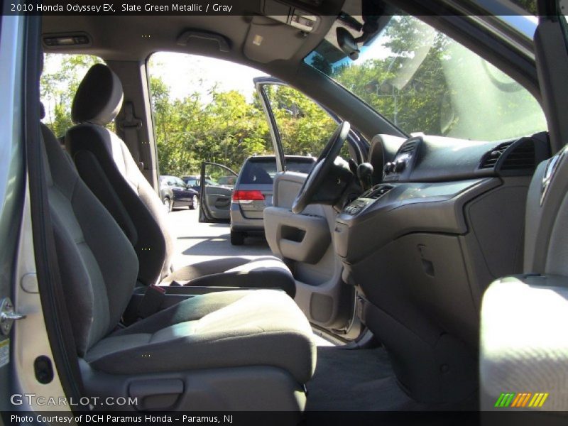 Slate Green Metallic / Gray 2010 Honda Odyssey EX