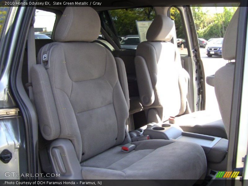 Slate Green Metallic / Gray 2010 Honda Odyssey EX