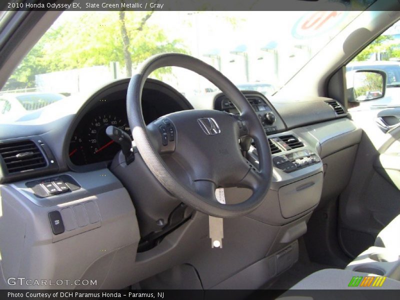 Slate Green Metallic / Gray 2010 Honda Odyssey EX