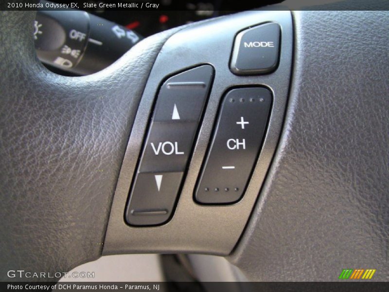 Slate Green Metallic / Gray 2010 Honda Odyssey EX