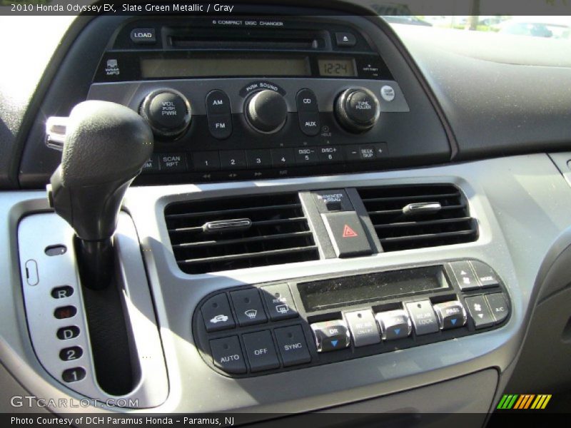 Slate Green Metallic / Gray 2010 Honda Odyssey EX