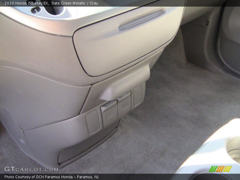 Slate Green Metallic / Gray 2010 Honda Odyssey EX