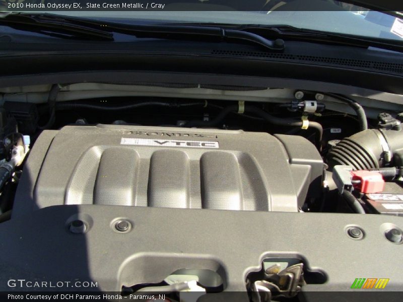 Slate Green Metallic / Gray 2010 Honda Odyssey EX