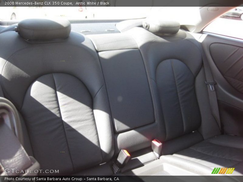 Arctic White / Black 2008 Mercedes-Benz CLK 350 Coupe