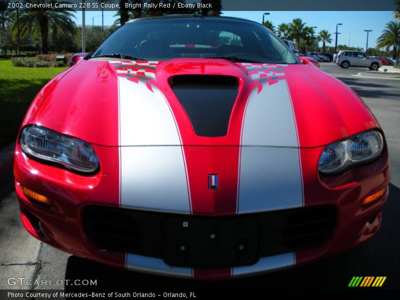 Bright Rally Red / Ebony Black 2002 Chevrolet Camaro Z28 SS Coupe