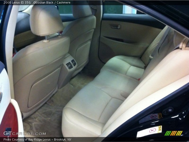 Obsidian Black / Cashmere 2008 Lexus ES 350