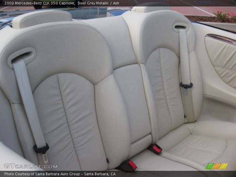 Steel Grey Metallic / Ash 2009 Mercedes-Benz CLK 350 Cabriolet