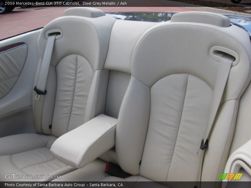 Steel Grey Metallic / Ash 2009 Mercedes-Benz CLK 350 Cabriolet