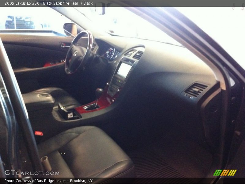 Black Sapphire Pearl / Black 2009 Lexus ES 350