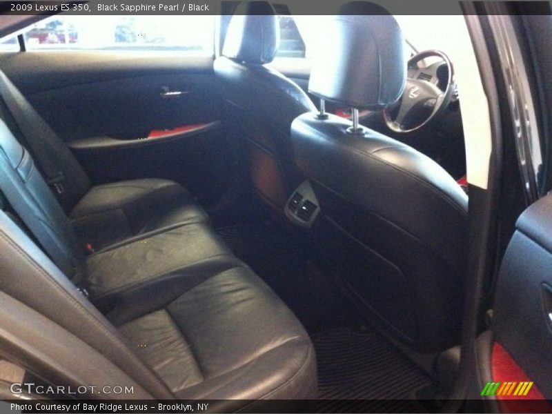Black Sapphire Pearl / Black 2009 Lexus ES 350