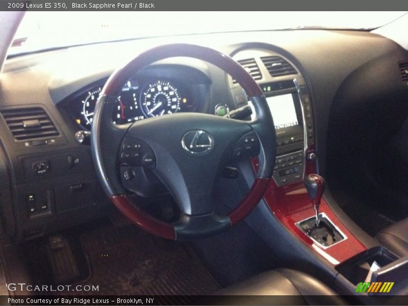 Black Sapphire Pearl / Black 2009 Lexus ES 350