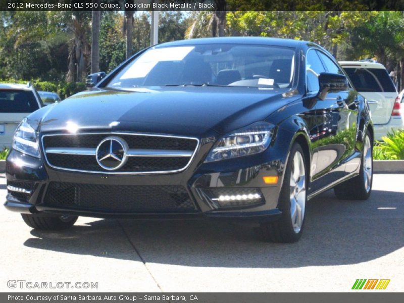 Obsidian Black Metallic / Black 2012 Mercedes-Benz CLS 550 Coupe