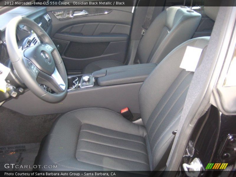 Obsidian Black Metallic / Black 2012 Mercedes-Benz CLS 550 Coupe