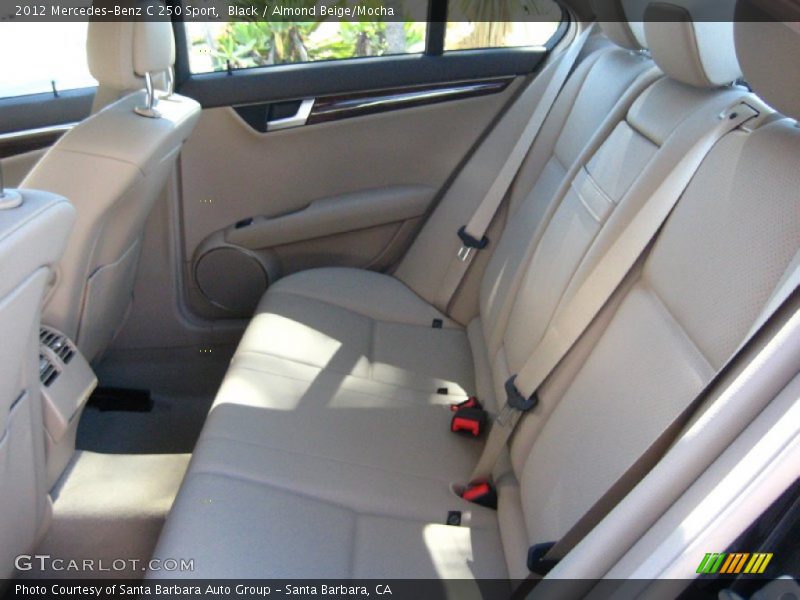 Black / Almond Beige/Mocha 2012 Mercedes-Benz C 250 Sport