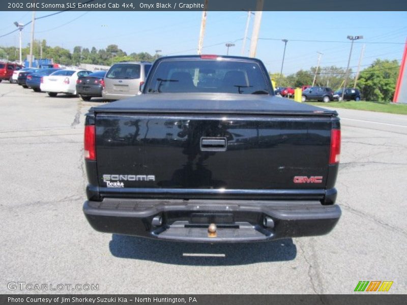 Onyx Black / Graphite 2002 GMC Sonoma SLS Extended Cab 4x4