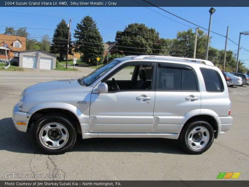 Silky Silver Metallic / Gray 2004 Suzuki Grand Vitara LX 4WD