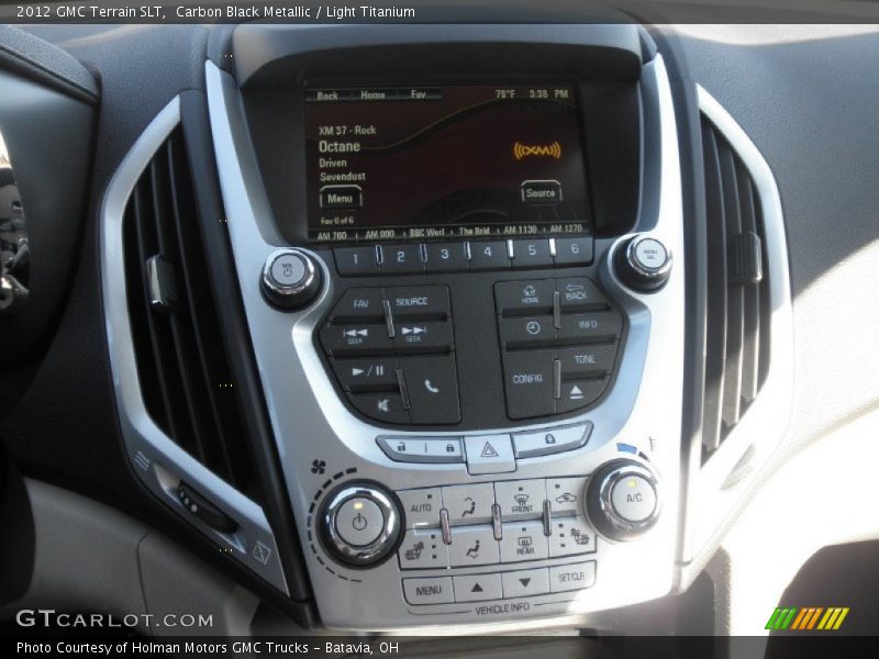 Carbon Black Metallic / Light Titanium 2012 GMC Terrain SLT
