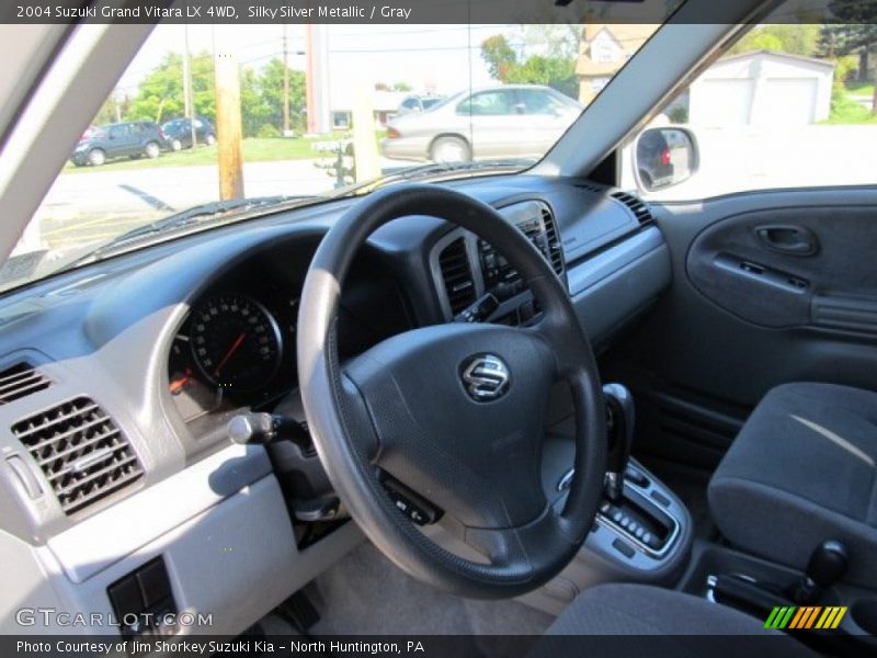 Silky Silver Metallic / Gray 2004 Suzuki Grand Vitara LX 4WD